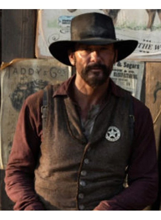 Tim McGraw Yellowstone 1883 James Dutton Vest